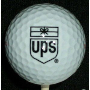 White UPS XL 2000 Top-Flite 2 Golf Ball